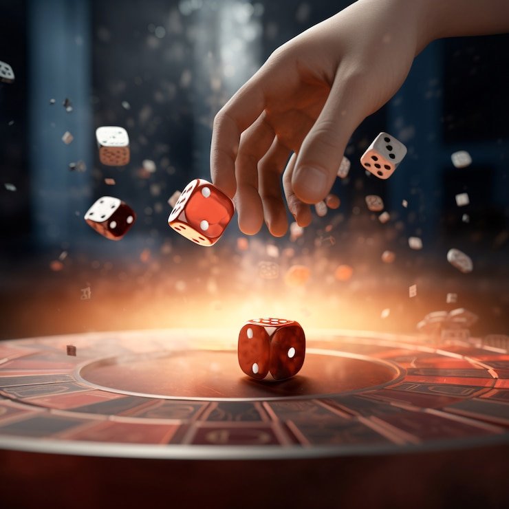 Teen Patti live game with three cards visible and betting chips on the table